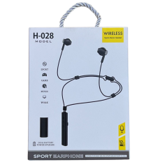 Casque Bluetooth H-028 Double Batterie stéréo de sport sans fil