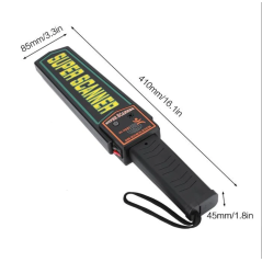 Détecteur de métaux main MD3003B1 tenue baguette de sécurité scanner PATX