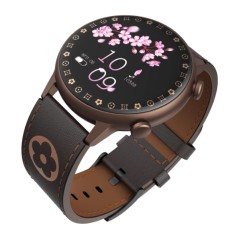 Montre intelligente pour femme Gtab GT9 Princess Edition avec écran Amoled de forme ronde de 1,1 pouces