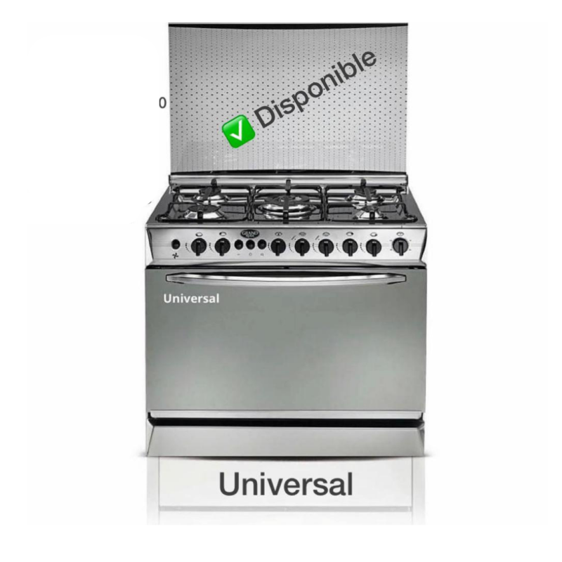 Cuisinière Universelle Inox 8605 5Feux Cuisinière Universelle Inox 8605 5Feux