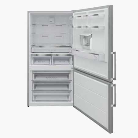 Réfrigérateur combine 3 tiroirs ENDURO RCN700P 686 litres inverter + dist d'eau inox