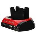 Station d'accueil double disque dur Sata / IDE de 2,5 "/ 3,5"