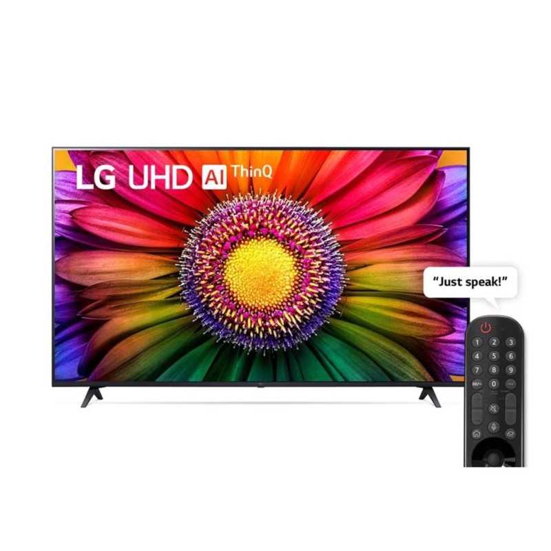 Téléviseur smart tv UHD 4K LG UR80 écran 86 pouces noir Téléviseur smart tv UHD 4K LG UR80 écran 86 pouces noir