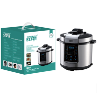 Autocuiseur électrique WINNINGSTAR ST-9303 multi-usages en acier inoxydable 6 litres led