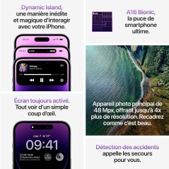 Apple iPhone 14 Pro Max 256Go Violet intense reconditionné