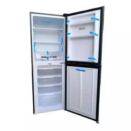 Réfrigérateur ICONA ILSRF400BFD combine 4Tiroirs solaire Silver
