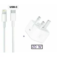 Adaptateur secteur USB-C Apple A2344 20W - Blanc