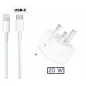 Adaptateur secteur USB-C Apple A2344 20W - Blanc