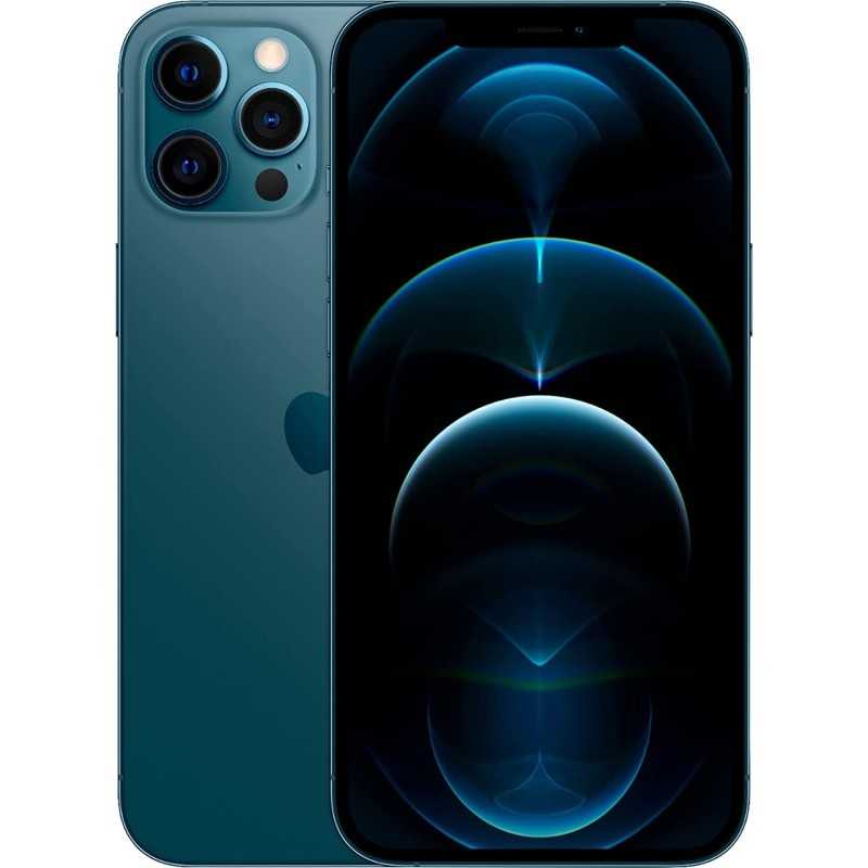 Apple iPhone 12 Pro Max, 128 Go, 256 Go, bleu Pacifique