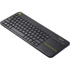 Clavier Logitech K400 Plus Connectivité sans fil RF Noir Interface USB