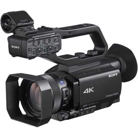 Caméscope numérique Sony HXR-NX80 4K Ultra HD avec ralentis en Full HD à 120 ips 14,2 MP Carte mémoire WiFi et NFC Noir