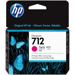 Cartouche d'encre HP DesignJet 712 jaune Rouge Bleu Noir