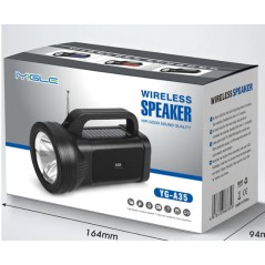 Haut-parleurs Bluetooth Sans Fil IYIGLE YG-A35 avec lampe de poche extérieure Solaire