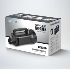Haut-parleurs Bluetooth Sans Fil IYIGLE YG-A35 avec lampe de poche extérieure Solaire