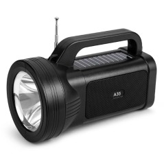 Haut-parleurs Bluetooth Sans Fil IYIGLE YG-A35 avec lampe de poche extérieure Solaire