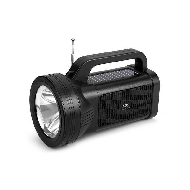 Haut-parleurs Bluetooth Sans Fil IYIGLE YG-A35 avec lampe de poche extérieure Solaire