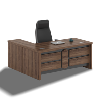 Table de bureau OZ-2511-16 noir