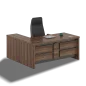 Table de bureau OZ-2511-18 noir
