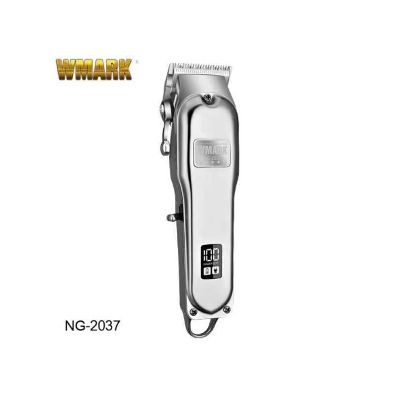 Tondeuse à cheveux WMARK NG-2037 Electrique Professionnelle Sans Fil en Métal, 2500mAh Tondeuse à cheveux WMARK NG-2037 Electrique Professionnelle Sans Fil en Métal, 2500mAh