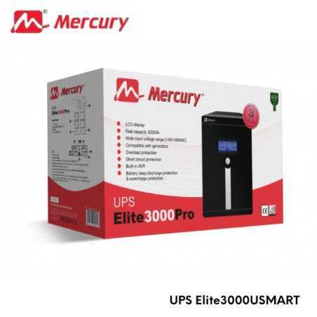 Onduleur Mercury UPS Elite 3000U SMART(Onduleur interactif en ligne 3KVA / Onduleur 3000VA)