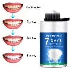 Poudre de blanchiment des dents 80ML pour enlever les taches de soins bucco-dentaires MS-01