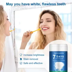 Poudre de blanchiment des dents 80ML pour enlever les taches de soins bucco-dentaires MS-01