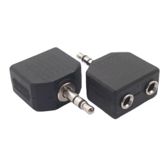 Adaptateur Audio CIK/OEM L-XPT20 Un sur Deux prise casque couple à deux trous
