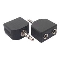 Adaptateur Audio CIK/OEM L-XPT20 Un sur Deux prise casque couple à deux trous