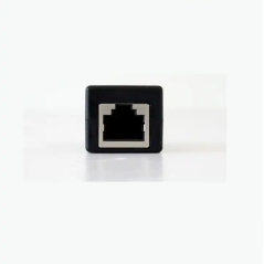 Connecteur de câble RJ45 blindé à double tête droit avec câble réseau à bande large