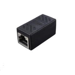 Connecteur de câble RJ45 blindé à double tête droit avec câble réseau à bande large