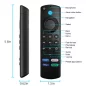 Télécommande Fire TV Stick L5B83G 3ème génération voix, plastique et en Silicone