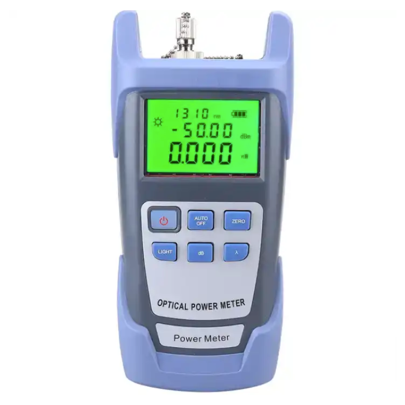 Testeur de câble à fibre optique FTTH Connexions SC/LC/ST/FC Compteur de puissance optique OPM -50 ~ + 26dBm