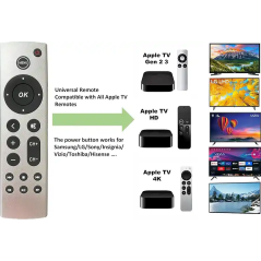 Télécommande de remplacement universelle pour apple TV 4K/ Gen 1 2 3 4/ HD A2 843 A2737 A2169 A1842