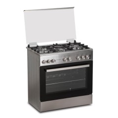 Cuisinière a gaz 5 feux ENDURO S8502CMRI 80X55 CM avec tourne broche inox