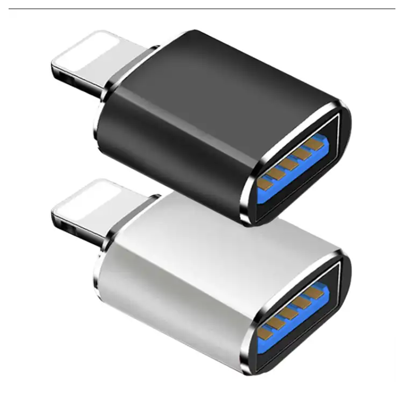 Lightning mâle vers USB 3.0 femelle adaptateur câble OTG pour iPhone 14 13 12 convertisseurs Lightning mâle vers USB 3.0 femelle adaptateur câble OTG pour iPhone 14 13 12 convertisseurs
