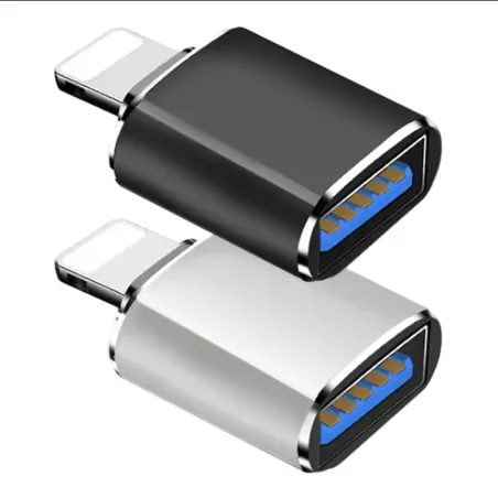 Lightning mâle vers USB 3.0 femelle adaptateur câble OTG pour iPhone 14 13 12 convertisseurs