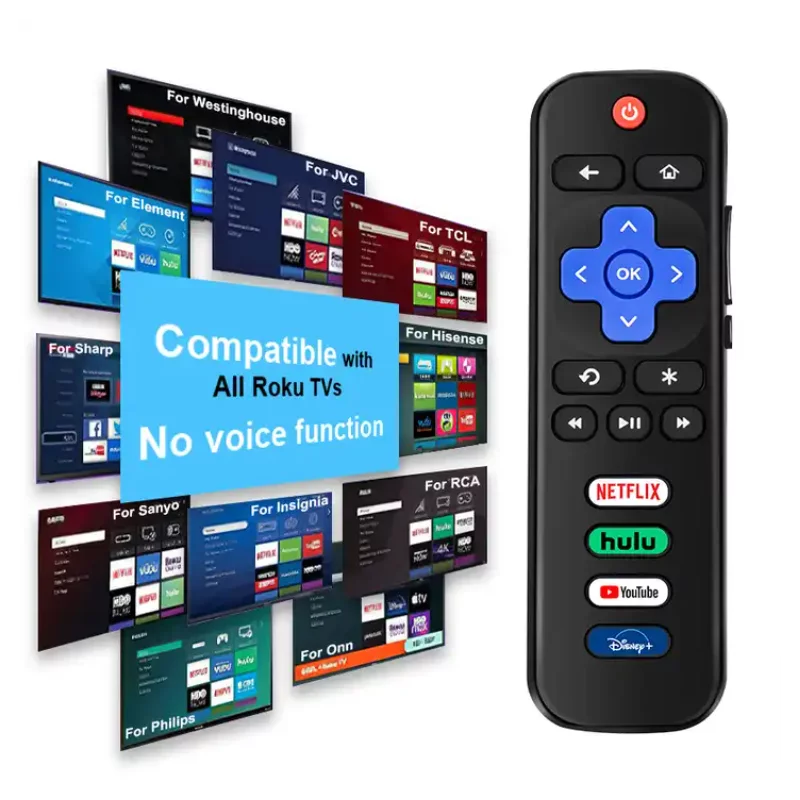 Télécommande pour Roku Smart TV RC2240 Compatible avec TCL Roku Hisense Sharp Philips