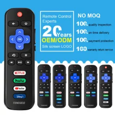 Télécommande pour Roku TV Compatible avec TCL Roku Hisense Onn Sharp Element witchhouse Philips Roku Smart TV