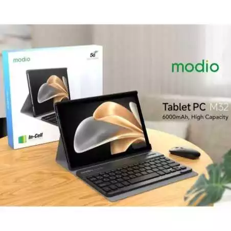 Tablet PC Modio M120 Android 5G, 256 Go RAM, 8 Go Rom, pouces