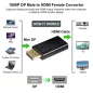Adaptateur Displayport mâle vers HDMI femelle Ultra 4K 1080P
