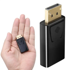 Displayport mâle à HDMI femelle connecteur de port d'affichage DP à HDMI Mini taille Ultra 4K 1080p