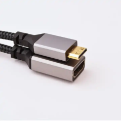 Câble en aluminium CA-195 4K 60Hz Mini HDTV vers HDTV femelle HDR 3D 18Gbps Compatible avec Camera caméscope