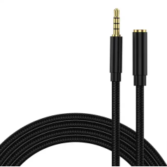 Câble d'extension Audio stéréo ZJ001MR 3.5mm, câble Jack Aux 3.5mm pour écouteurs de voiture, haut-parleur
