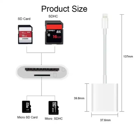 Adaptateur micro usb vers micro-sd lecteur de carte mémoire intelligent pour  ordinateur - SENEGAL ELECTROMENAGER