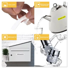 Ruban d'étiquettes pour imprimante 45013, 12mm, noir sur blanc, cartouche pour étiquette 45013, pour DYMO labolmanager