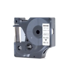 Ruban d'étiquettes pour imprimante 45013, 12mm, noir sur blanc, cartouche pour étiquette 45013, pour DYMO labo manager