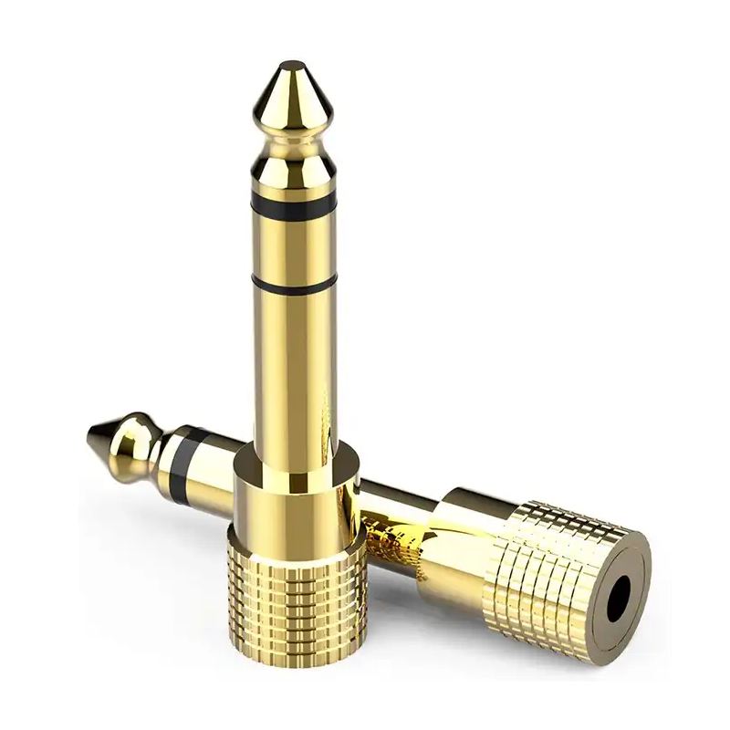Adaptateur stéréo Jack 6.35MM, 1/4, 3.5MM vers 1/8 MM, femelle Adaptateur stéréo Jack 6.35MM, 1/4, 3.5MM vers 1/8 MM, femelle