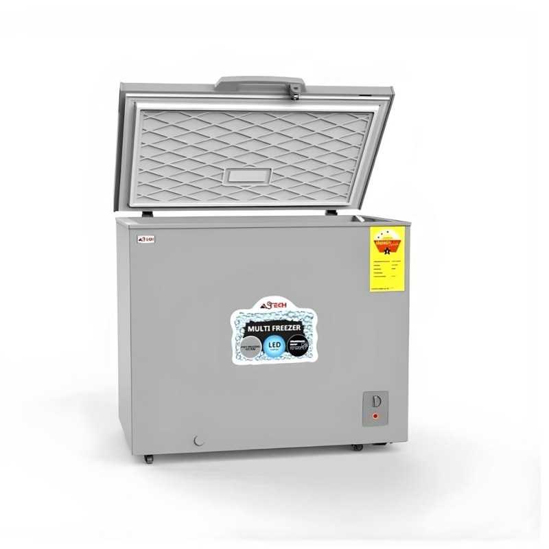 Congélateur Astech Horizontal CH500 VR 500L Silver Avec Vitre Congélateur Astech Horizontal CH500 VR 500L Silver Avec Vitre