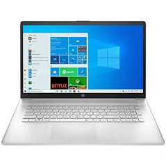 Ordinateur portable HP 17-cn0053cl avec Intel Core i5-1135G7, 1 To, 12 Go de RAM, Windows 10H HP en argent naturel