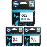 Pack 3 Cartouche d'encre HP 953 Original cyan, magenta, jaune